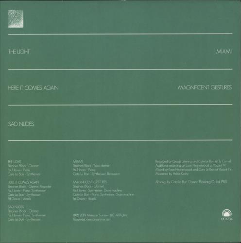 Cate Le Bon Here It Comes Again vinyl LP album (LP record) UK LKBLPHE871152