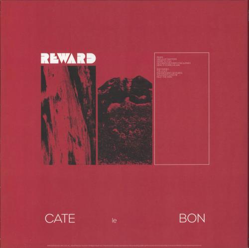 Cate Le Bon Reward vinyl LP album (LP record) US LKBLPRE823195