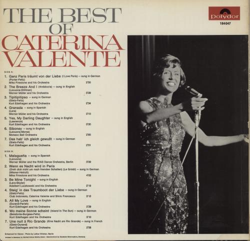 Caterina Valente The Best Of vinyl LP album (LP record) German CVLLPTH751904