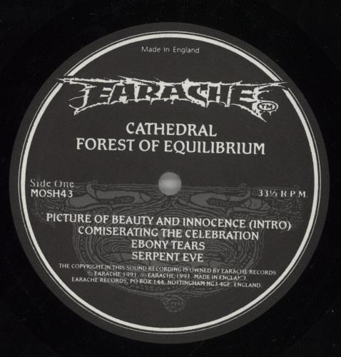 Cathedral Forest Of Equilibrium - 1st - VG vinyl LP album (LP record) UK CD6LPFO887314