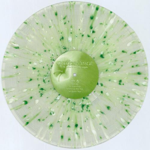 Cathedral The Garden Of Unearthly Delights - Clear & White & Green Splatter Vinyl + Opened Shrink 2-LP vinyl record set (Double LP Album) UK CD62LTH816621