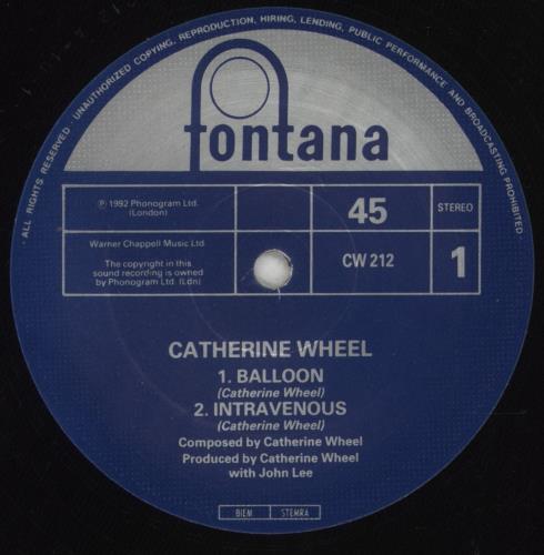 Catherine Wheel Balloon 12" vinyl single (12 inch record / Maxi-single) UK CTH12BA28017