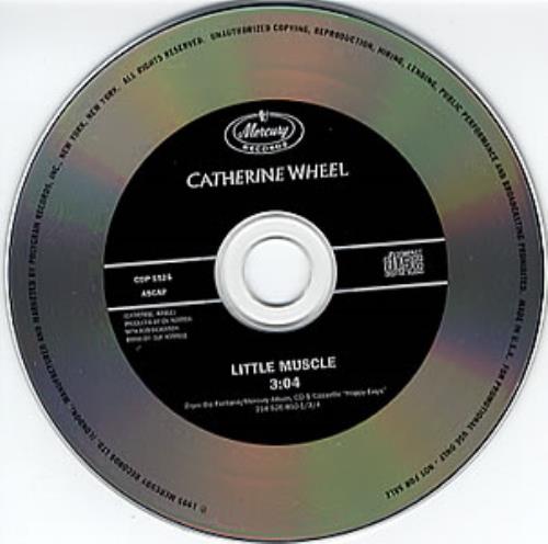 Catherine Wheel Little Muscle CD single (CD5 / 5") US CTHC5LI62027