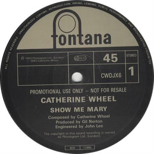 Catherine Wheel Show Me Mary 12" vinyl single (12 inch record / Maxi-single) UK CTH12SH174625