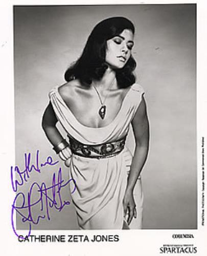 Catherine Zeta Jones Signed Photograph photograph UK CZJPHSI258322