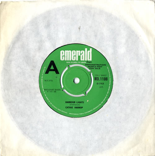 Cathie Harrop Harbour Lights 7" vinyl single (7 inch record / 45) UK 6CH07HA577270