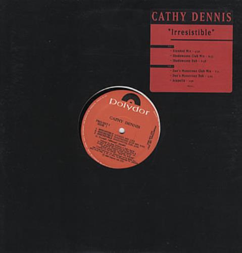 Cathy Dennis Irrestistible 12" vinyl single (12 inch record / Maxi-single) US DEN12IR12431