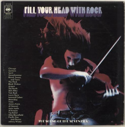CBS Records Fill Your Head With Rock 2-LP vinyl record set (Double LP Album) UK I1U2LFI578239