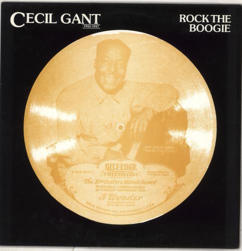 Cecil Gant Rock The Boogie vinyl LP album (LP record) UK C5GLPRO706905