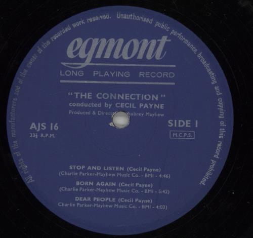Cecil Payne The Connection Soundtrack vinyl LP album (LP record) UK 1CPLPTH446177