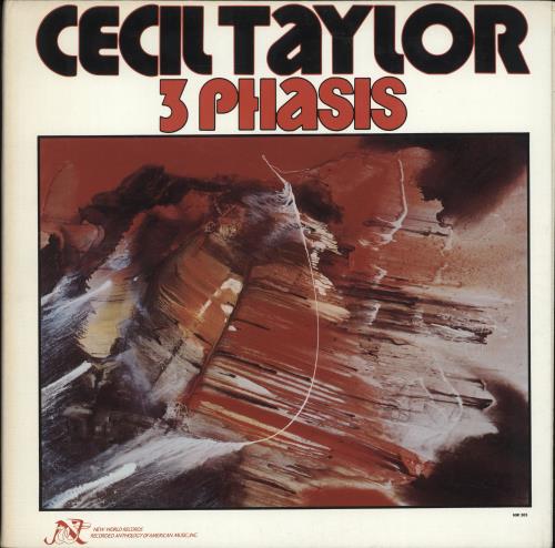 Cecil Taylor 3 Phasis vinyl LP album (LP record) US CQTLPPH704794