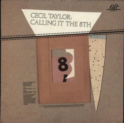 Cecil Taylor Calling It The 8th vinyl LP album (LP record) Swiss CQTLPCA704814