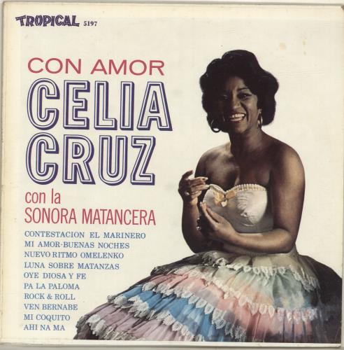 Celia Cruz Con Amor vinyl LP album (LP record) US CCZLPCO699428