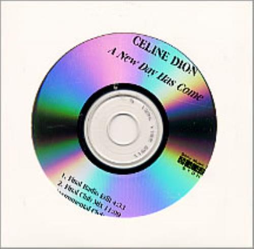Celine Dion A New Day Has Come CD-R acetate Australian CELCRAN223257
