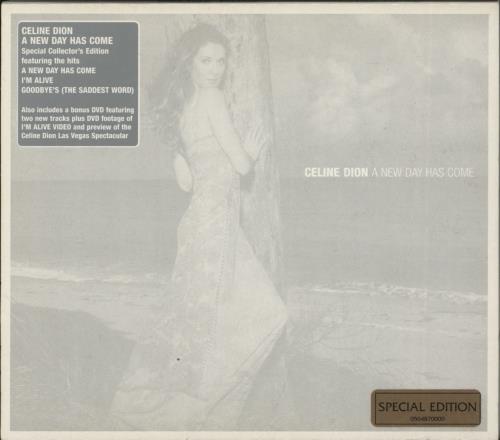 Celine Dion A New Day Has Come 2-disc CD/DVD set UK CEL2DAN227168