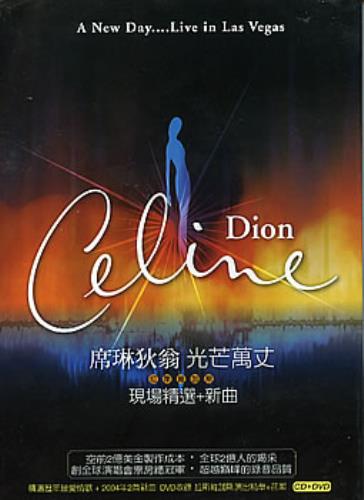Celine Dion A New Day Live In Las Vegas 2-disc CD/DVD set Taiwanese CEL2DAN295563