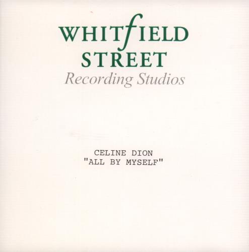 Celine Dion All By Myself - Radio Edit CD-R acetate UK CELCRAL80570