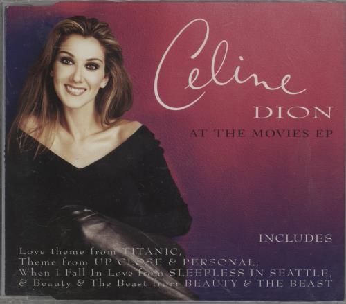 Celine Dion At The Movies EP CD single (CD5 / 5") UK CELC5AT117259