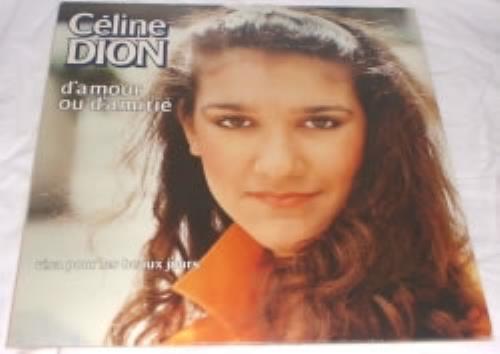 Celine Dion D'Amour Ou D'Amitie 12" vinyl single (12 inch record / Maxi-single) French CEL12DA152397