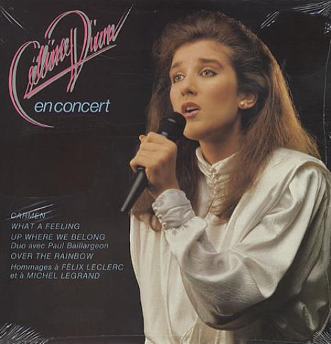 Celine Dion En Concert vinyl LP album (LP record) Canadian CELLPEN333994