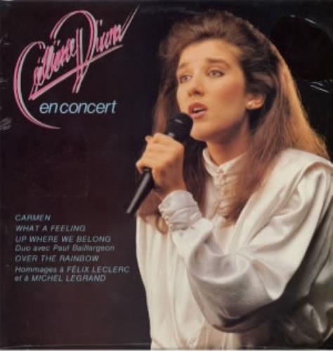 Celine Dion En Concert vinyl LP album (LP record) Canadian CELLPEN78697