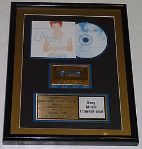 Celine Dion Falling Into You award disc Mexican CELAWFA251848
