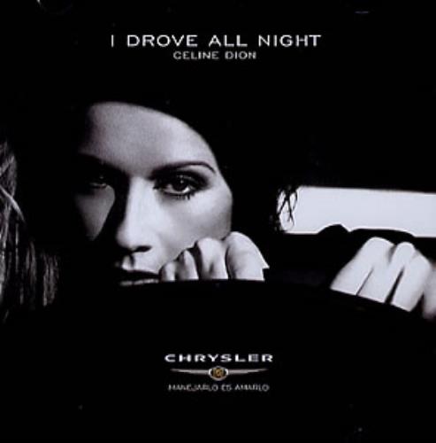 Celine Dion I Drove All Night CD single (CD5 / 5") Mexican CELC5ID351601