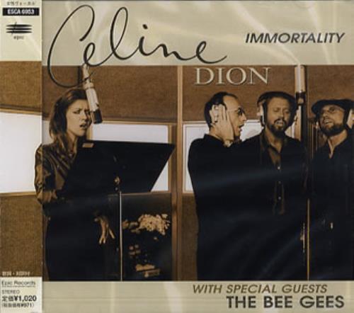 Celine Dion Immortality CD single (CD5 / 5") Japanese CELC5IM103376