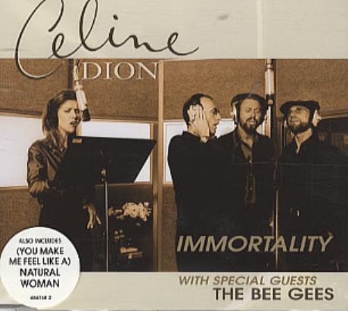 Celine Dion Immortality 2-CD single set (Double CD single) UK CEL2SIM195020