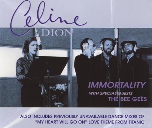 Celine Dion Immortality CD single (CD5 / 5") Canadian CELC5IM383464