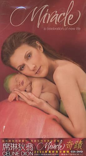 Celine Dion Miracle 2-disc CD/DVD set Taiwanese CEL2DMI307262