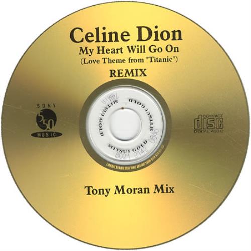 Celine Dion My Heart Will Go On Remix CD-R acetate US CELCRMY122249