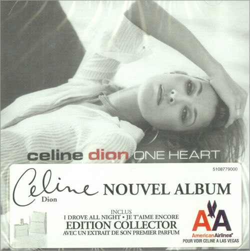Celine Dion One Heart + Perfume CD album (CDLP) Canadian CELCDON502477