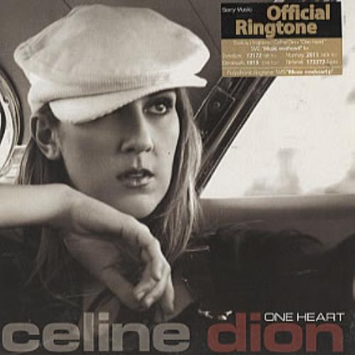 Celine Dion One Heart CD single (CD5 / 5") European CELC5ON308853