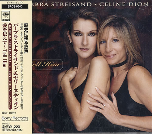 Celine Dion Tell Him CD single (CD5 / 5") Japanese CELC5TE135994