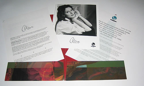 Celine Dion These Are Special Times media press pack US CELPPTH127918