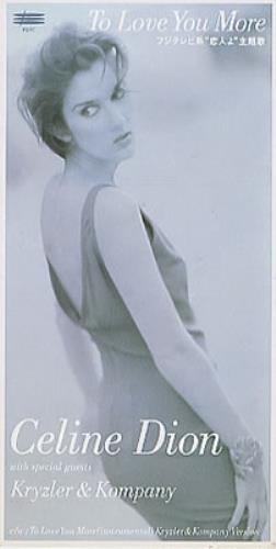 Celine Dion To Love You More 3" CD single (CD3) Japanese CELC3TO111040