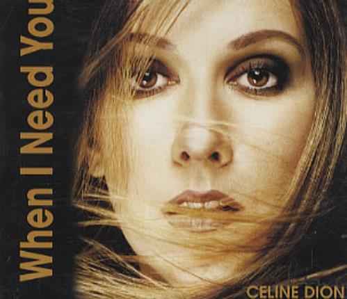Celine Dion When I Need You CD single (CD5 / 5") Brazilian CELC5WH318960