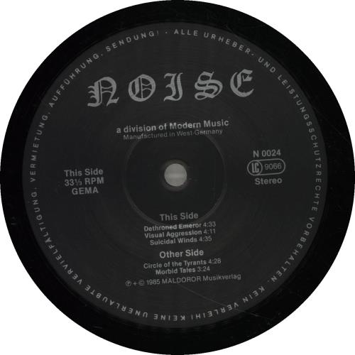 Celtic Frost Emperor's Return - 2nd - EX 12" vinyl single (12 inch record / Maxi-single) German CEF12EM589635