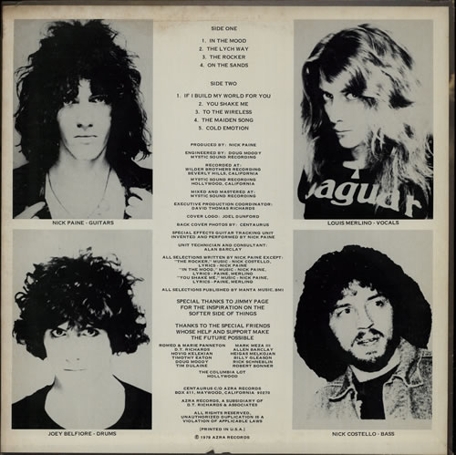 Centaurus Centaurus vinyl LP album (LP record) US C5OLPCE549689