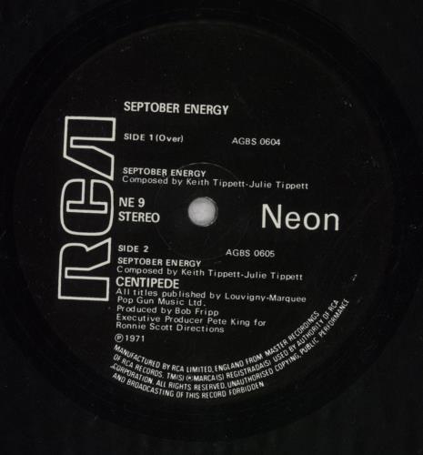 Centipede Septober Energy - VG 2-LP vinyl record set (Double LP Album) UK CEN2LSE578683