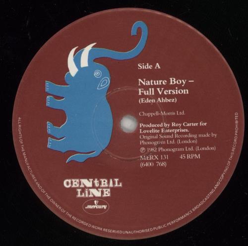Central Line Nature Boy 12" vinyl single (12 inch record / Maxi-single) UK CN312NA624686