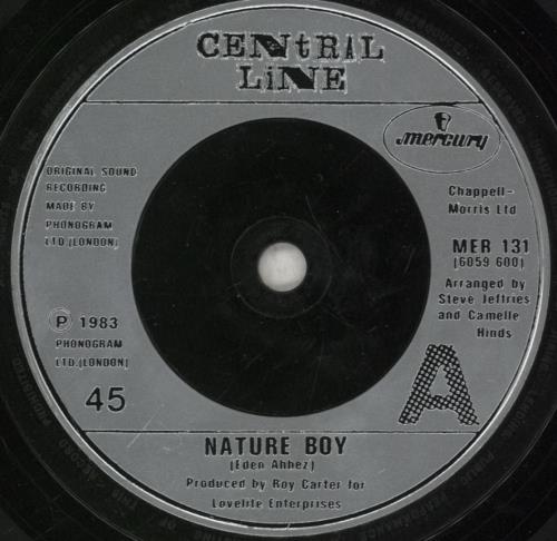 Central Line Nature Boy 7" vinyl single (7 inch record / 45) UK CN307NA652486