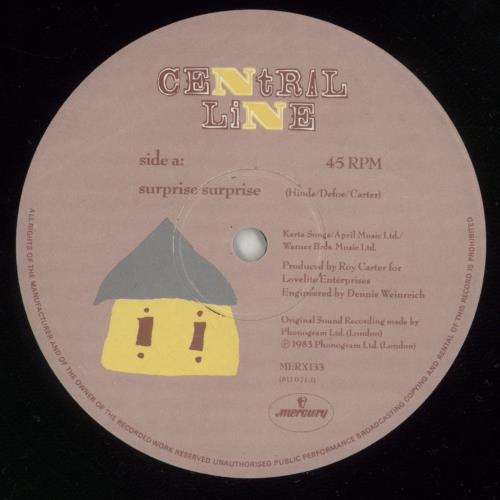 Central Line Surprise Surprise 12" vinyl single (12 inch record / Maxi-single) UK CN312SU874244