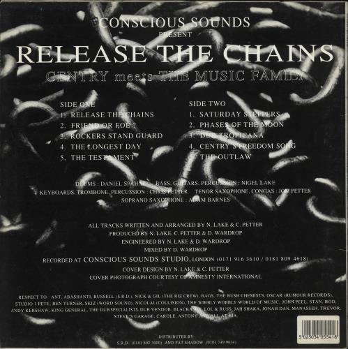 Centry Release The Chains vinyl LP album (LP record) UK Q-NLPRE709994