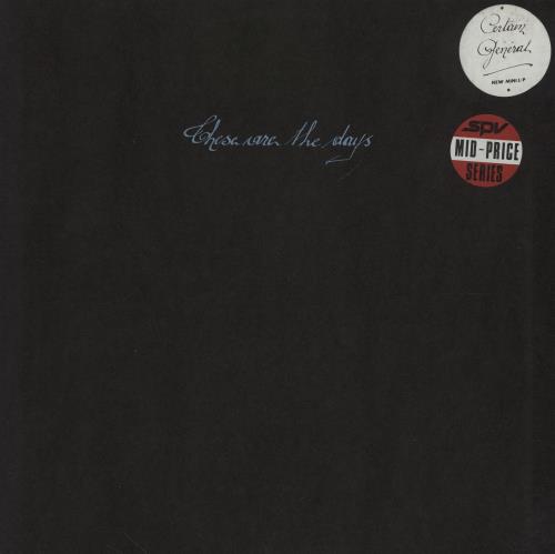 Certain General These Are The Days vinyl LP album (LP record) French 2LTLPTH758235