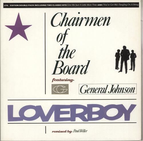 Chairmen Of The Board Loverboy 12" vinyl single (12 inch record / Maxi-single) UK AUJ12LO712185