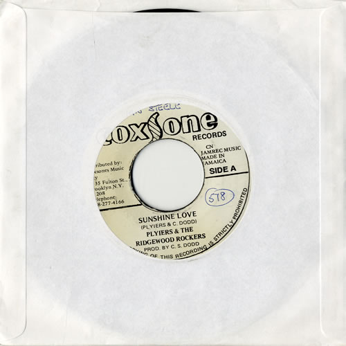 Chaka Demus & Pliers Sunshine Love Jamaican 7" vinyl single (7 inch