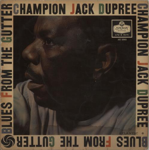 Champion Jack Dupree Blues From The Gutter - 1st - VG vinyl LP album (LP record) UK CJDLPBL678219
