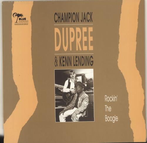 Champion Jack Dupree Rockin' The Boogie vinyl LP album (LP record) UK CJDLPRO727697